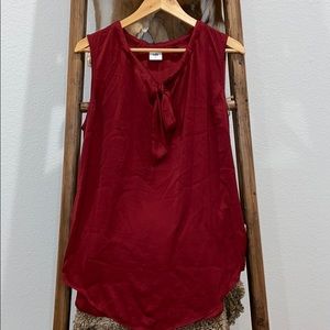 Cabi cinch top in red
